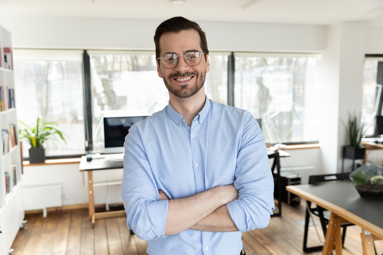 Portrait of Businessman at the Office